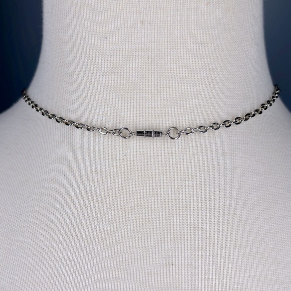 Vintage Silver Chain Necklace - Picture 2 of 6